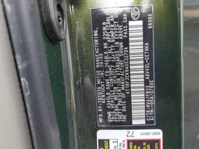 Photo 12 VIN: 4T1BF3EK8AU532704 - TOYOTA CAMRY 