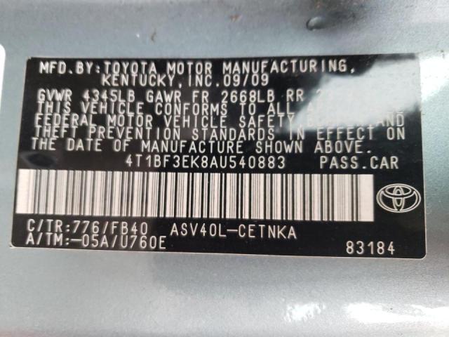 Photo 9 VIN: 4T1BF3EK8AU540883 - TOYOTA CAMRY BASE 