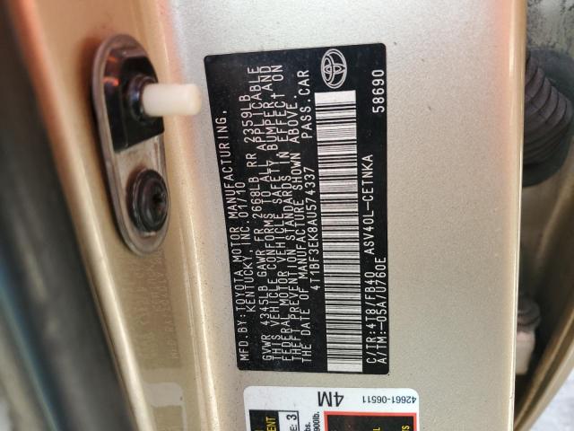 Photo 11 VIN: 4T1BF3EK8AU574337 - TOYOTA CAMRY 