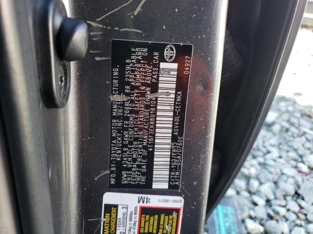 Photo 11 VIN: 4T1BF3EK8BU161044 - TOYOTA CAMRY BASE 