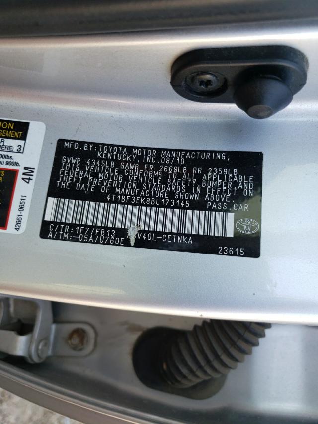 Photo 9 VIN: 4T1BF3EK8BU173145 - TOYOTA CAMRY BASE 