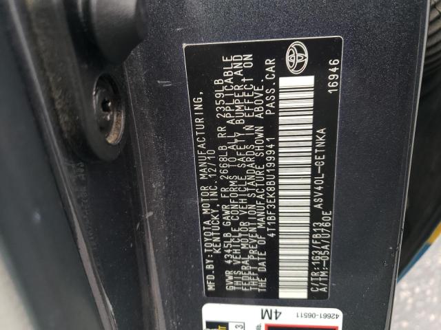 Photo 11 VIN: 4T1BF3EK8BU199941 - TOYOTA CAMRY BASE 