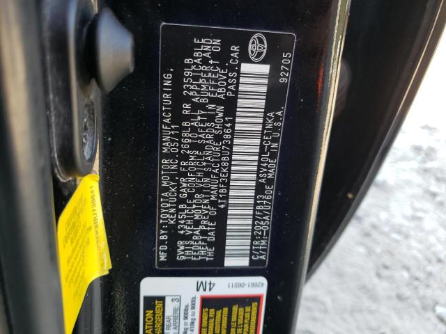 Photo 11 VIN: 4T1BF3EK8BU738641 - TOYOTA CAMRY BASE 