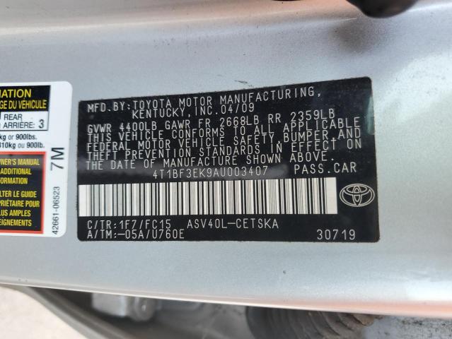 Photo 11 VIN: 4T1BF3EK9AU003407 - TOYOTA CAMRY 