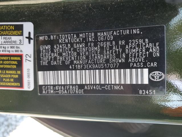 Photo 12 VIN: 4T1BF3EK9AU517077 - TOYOTA CAMRY BASE 