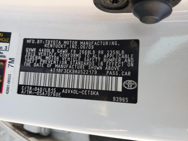 Photo 11 VIN: 4T1BF3EK9AU522179 - TOYOTA CAMRY BASE 