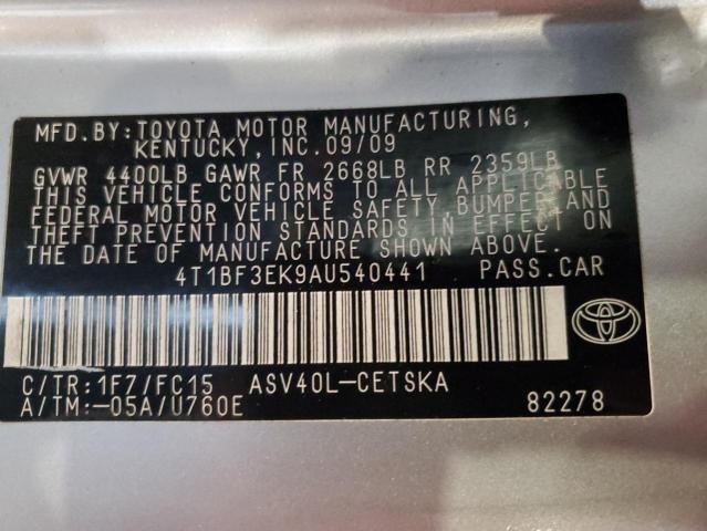 Photo 11 VIN: 4T1BF3EK9AU540441 - TOYOTA CAMRY 