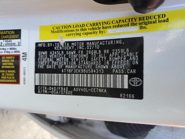 Photo 12 VIN: 4T1BF3EK9BU584313 - TOYOTA CAMRY 