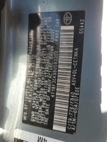 Photo 11 VIN: 4T1BF3EK9BU593352 - TOYOTA CAMRY BASE 