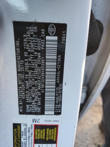 Photo 12 VIN: 4T1BF3EK9BU603961 - TOYOTA CAMRY 