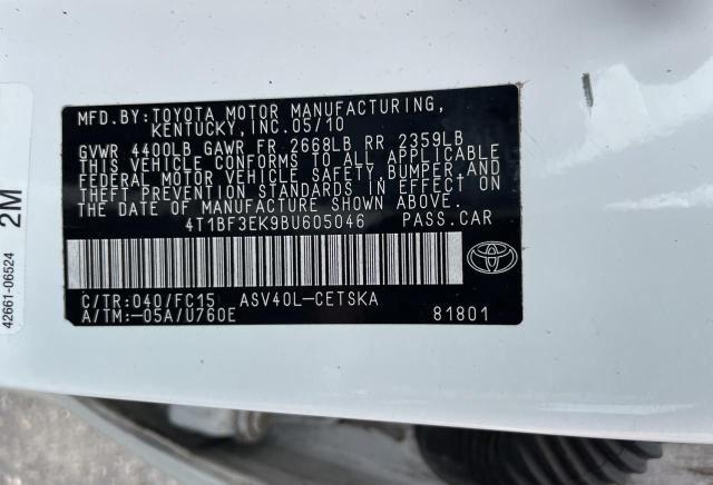 Photo 9 VIN: 4T1BF3EK9BU605046 - TOYOTA CAMRY 