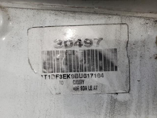 Photo 9 VIN: 4T1BF3EK9BU617164 - TOYOTA CAMRY BASE 