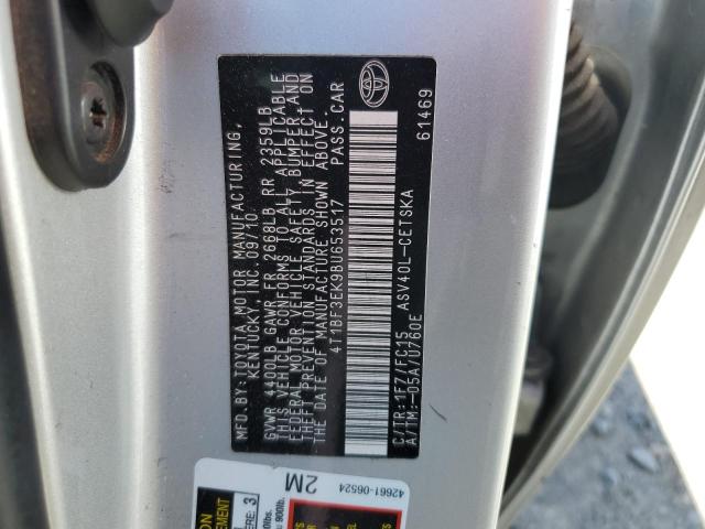 Photo 11 VIN: 4T1BF3EK9BU653517 - TOYOTA CAMRY 