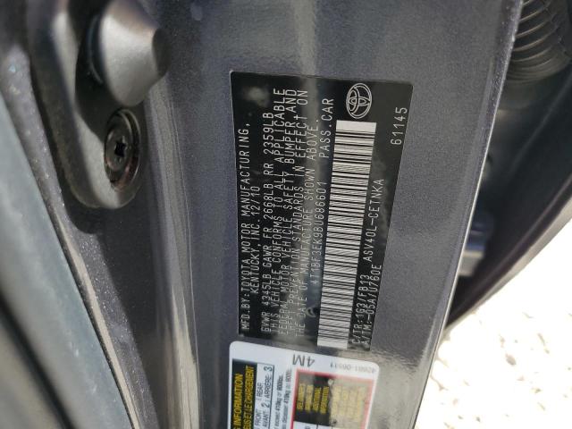 Photo 11 VIN: 4T1BF3EK9BU686601 - TOYOTA CAMRY BASE 