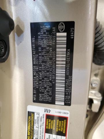 Photo 11 VIN: 4T1BF3EKXBU126005 - TOYOTA CAMRY BASE 