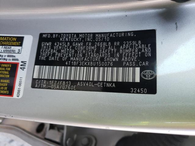 Photo 11 VIN: 4T1BF3EKXBU150076 - TOYOTA CAMRY 