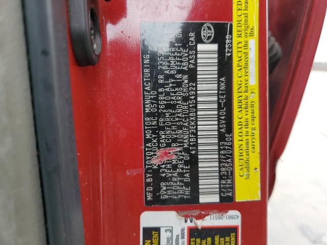 Photo 12 VIN: 4T1BF3EKXBU154922 - TOYOTA CAMRY BASE 