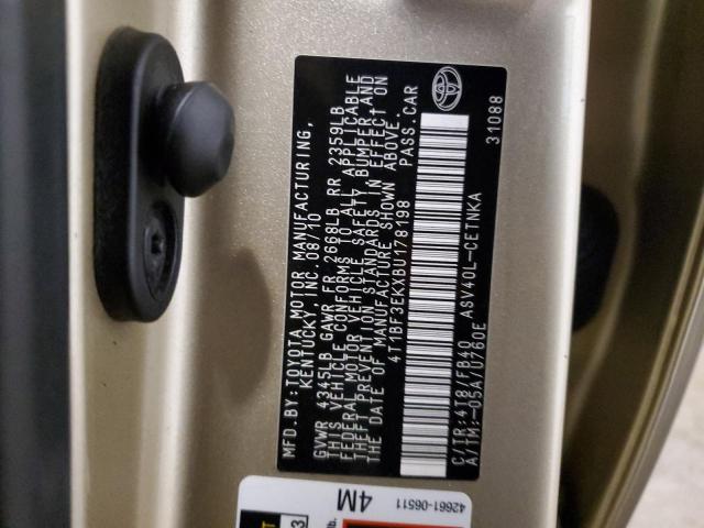 Photo 12 VIN: 4T1BF3EKXBU178198 - TOYOTA CAMRY BASE 