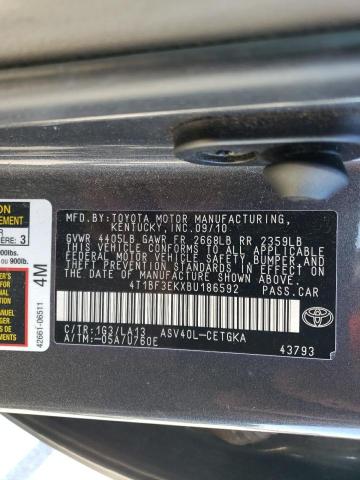 Photo 11 VIN: 4T1BF3EKXBU186592 - TOYOTA CAMRY 