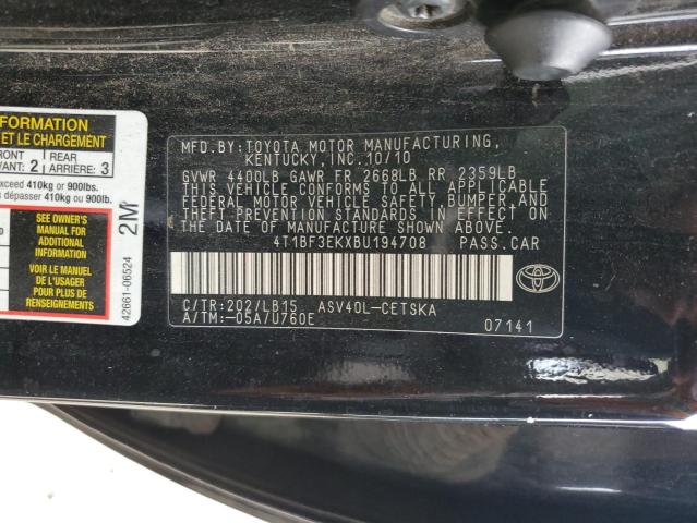 Photo 11 VIN: 4T1BF3EKXBU194708 - TOYOTA CAMRY 