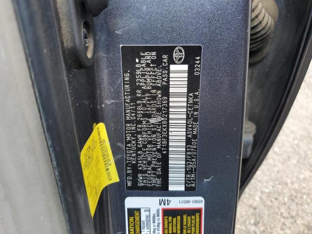 Photo 11 VIN: 4T1BF3EKXBU217369 - TOYOTA CAMRY BASE 