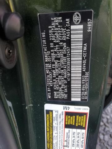 Photo 11 VIN: 4T1BF3EKXBU612457 - TOYOTA CAMRY BASE 