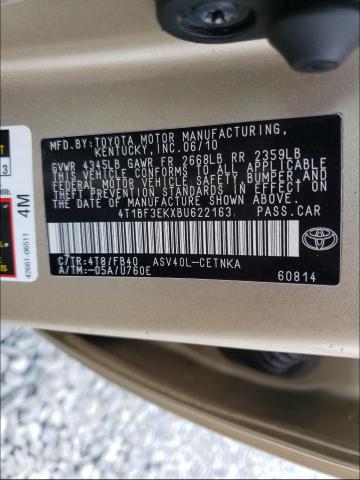 Photo 9 VIN: 4T1BF3EKXBU622163 - TOYOTA CAMRY BASE 