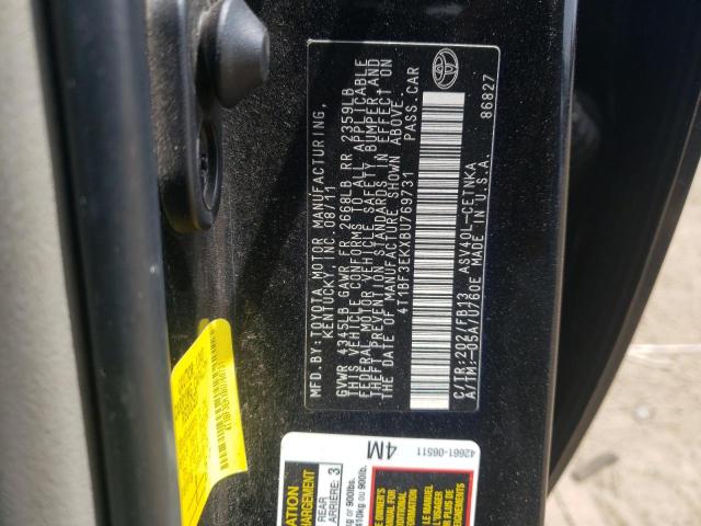 Photo 11 VIN: 4T1BF3EKXBU769731 - TOYOTA CAMRY 