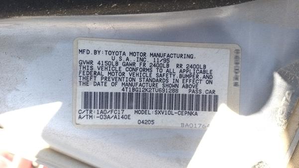 Photo 2 VIN: 4T1BG12K2TU691288 - TOYOTA CAMRY 