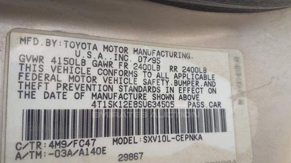 Photo 2 VIN: 4T1BG12K8TU677895 - TOYOTA CAMRY 