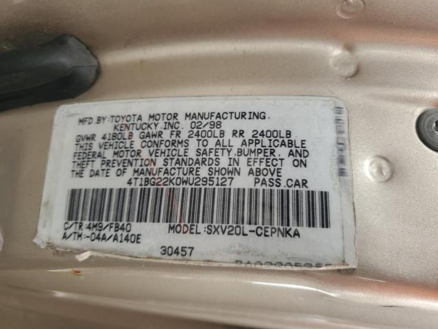 Photo 11 VIN: 4T1BG22K0WU295127 - TOYOTA CAMRY 