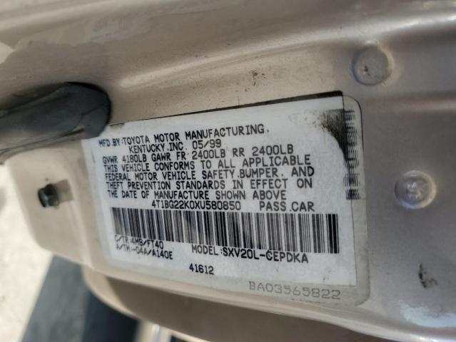 Photo 11 VIN: 4T1BG22K0XU580850 - TOYOTA CAMRY CE 