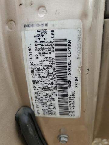 Photo 12 VIN: 4T1BG22K0YU668377 - TOYOTA CAMRY 