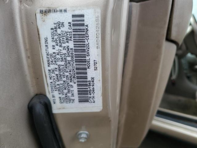 Photo 11 VIN: 4T1BG22K0YU996818 - TOYOTA CAMRY CE 