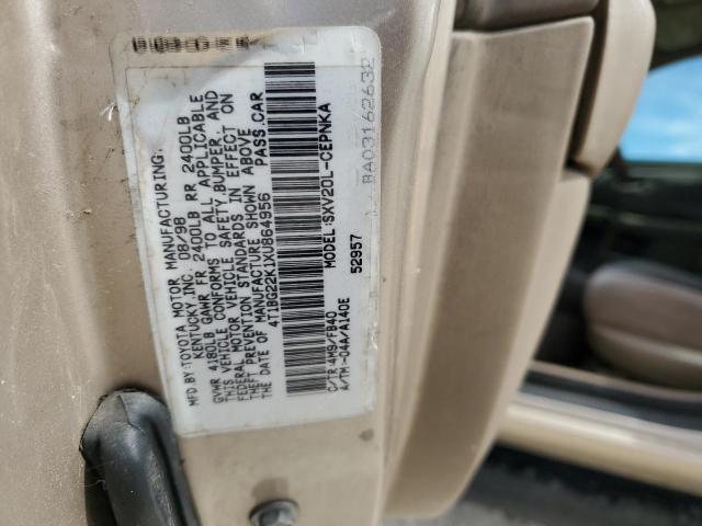 Photo 11 VIN: 4T1BG22K1XU864956 - TOYOTA CAMRY CE 