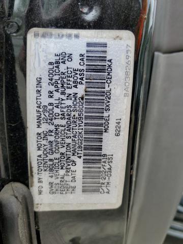 Photo 11 VIN: 4T1BG22K1YU956022 - TOYOTA CAMRY CE 