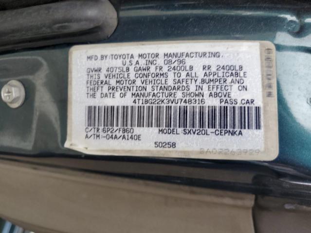 Photo 11 VIN: 4T1BG22K3VU748316 - TOYOTA CAMRY CE 