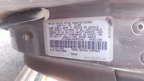 Photo 1 VIN: 4T1BG22K3XU872301 - TOYOTA CAMRY 