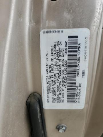 Photo 11 VIN: 4T1BG22K41U822823 - TOYOTA CAMRY 