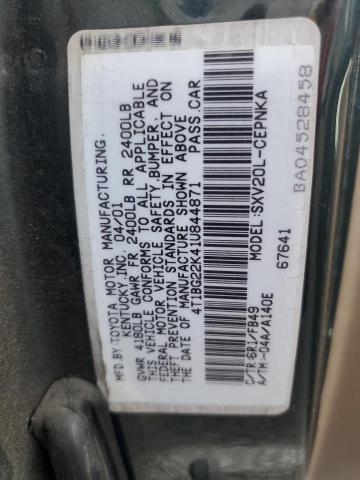 Photo 11 VIN: 4T1BG22K41U844871 - TOYOTA CAMRY CE 