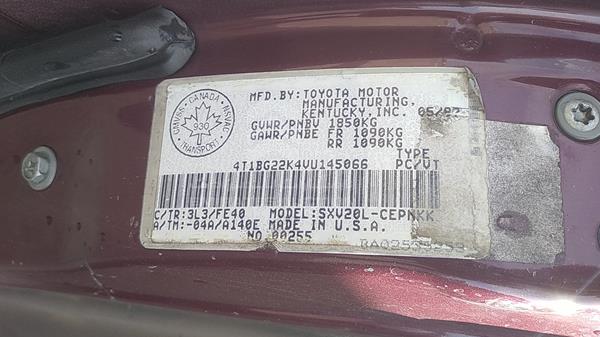 Photo 3 VIN: 4T1BG22K4VU145066 - TOYOTA CAMRY 