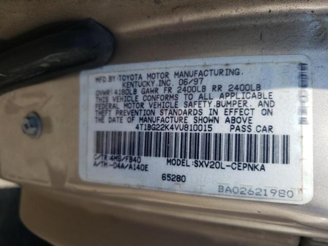 Photo 11 VIN: 4T1BG22K4VU810015 - TOYOTA CAMRY CE 