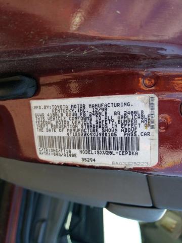 Photo 11 VIN: 4T1BG22K4XU480105 - TOYOTA CAMRY CE 