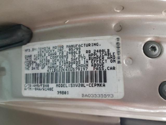 Photo 11 VIN: 4T1BG22K4XU579197 - TOYOTA CAMRY CE 