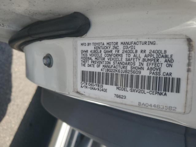 Photo 11 VIN: 4T1BG22K61U825609 - TOYOTA CAMRY 