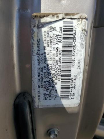 Photo 12 VIN: 4T1BG22K61U851109 - TOYOTA CAMRY CE 