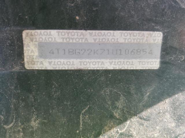 Photo 11 VIN: 4T1BG22K71U106854 - TOYOTA CAMRY CE 