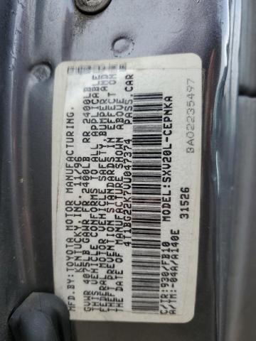 Photo 11 VIN: 4T1BG22K7VU047374 - TOYOTA CAMRY 