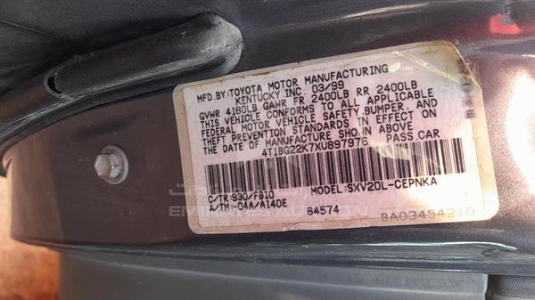 Photo 4 VIN: 4T1BG22K7XU897976 - TOYOTA CAMRY 