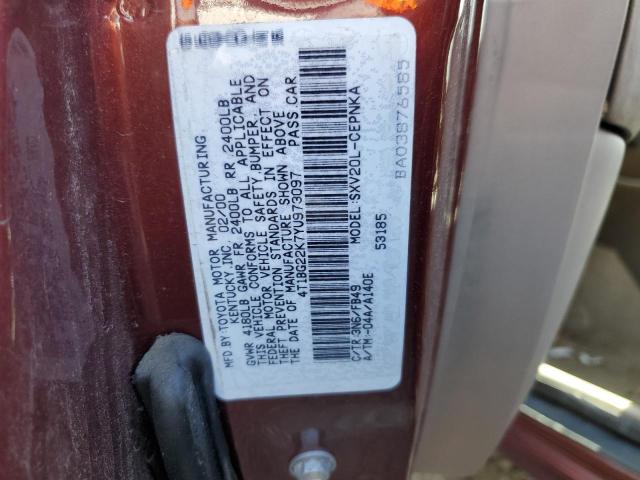 Photo 11 VIN: 4T1BG22K7YU973097 - TOYOTA CAMRY 